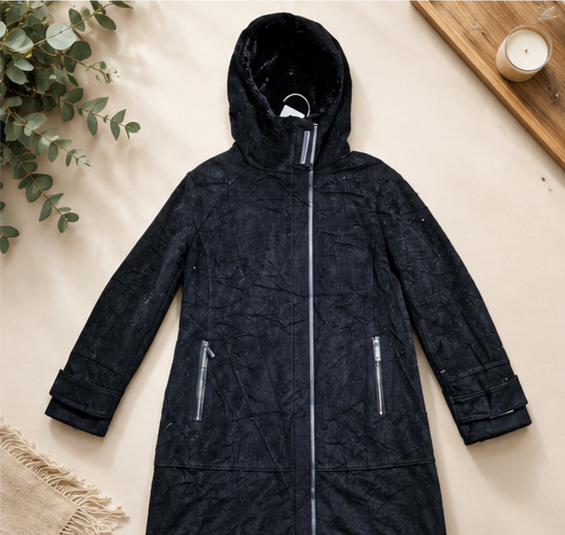 Chaqueta gamuza larga 55